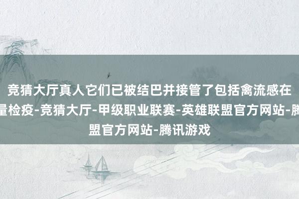 竞猜大厅真人它们已被结巴并接管了包括禽流感在内的商量检疫-竞猜大厅-甲级职业联赛-英雄联盟官方网站-腾讯游戏